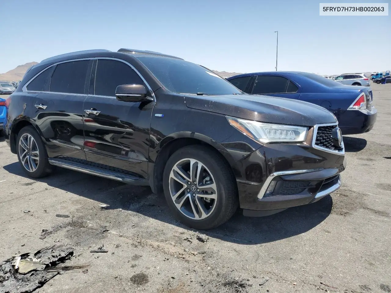 2017 Acura Mdx Sport Hybrid Advance VIN: 5FRYD7H73HB002063 Lot: 62702985
