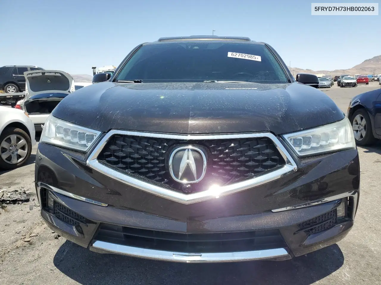 2017 Acura Mdx Sport Hybrid Advance VIN: 5FRYD7H73HB002063 Lot: 62702985