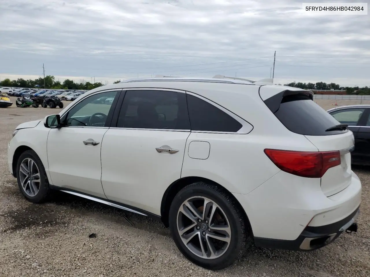 2017 Acura Mdx Advance VIN: 5FRYD4H86HB042984 Lot: 63024925
