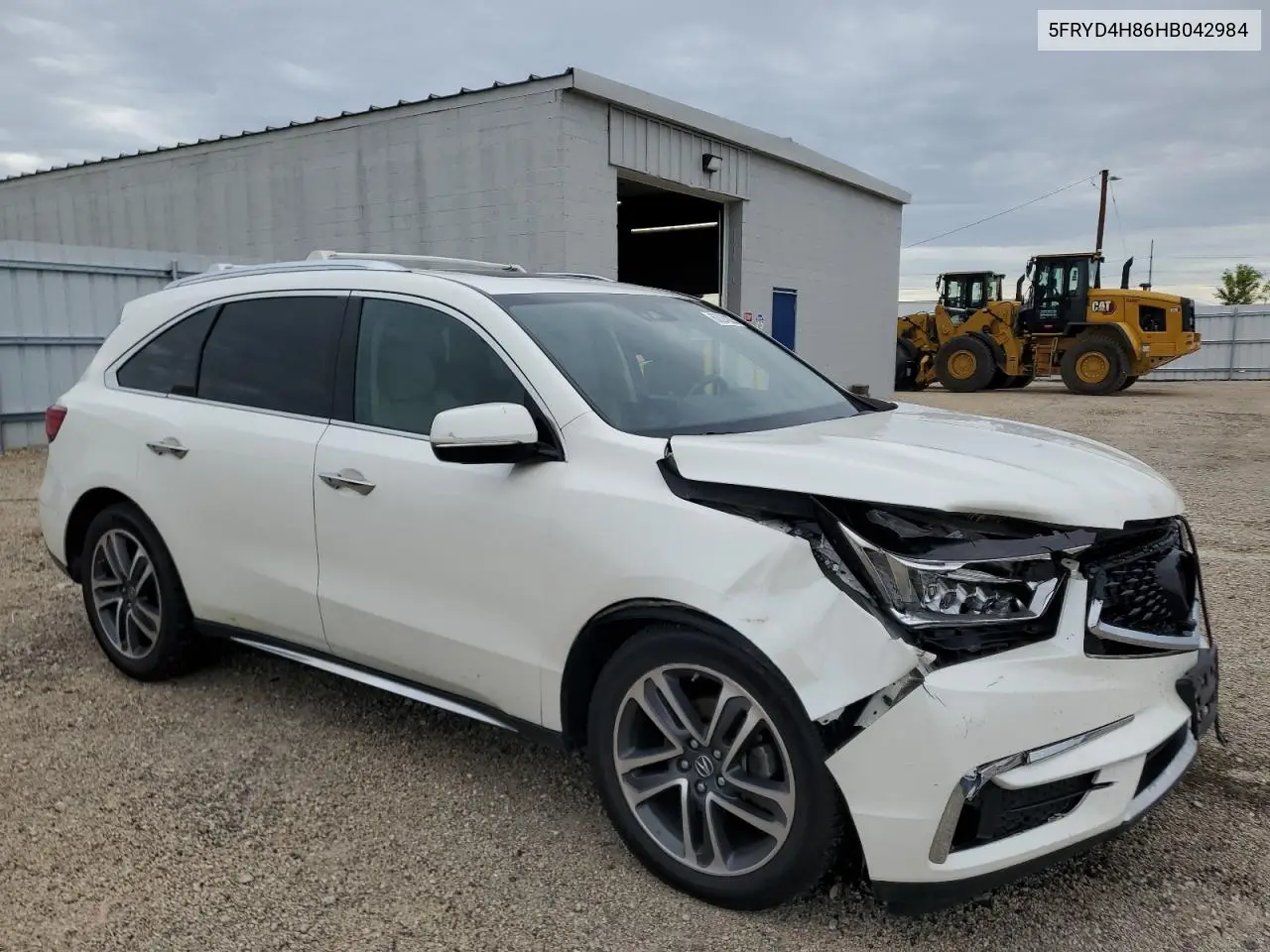 2017 Acura Mdx Advance VIN: 5FRYD4H86HB042984 Lot: 63024925