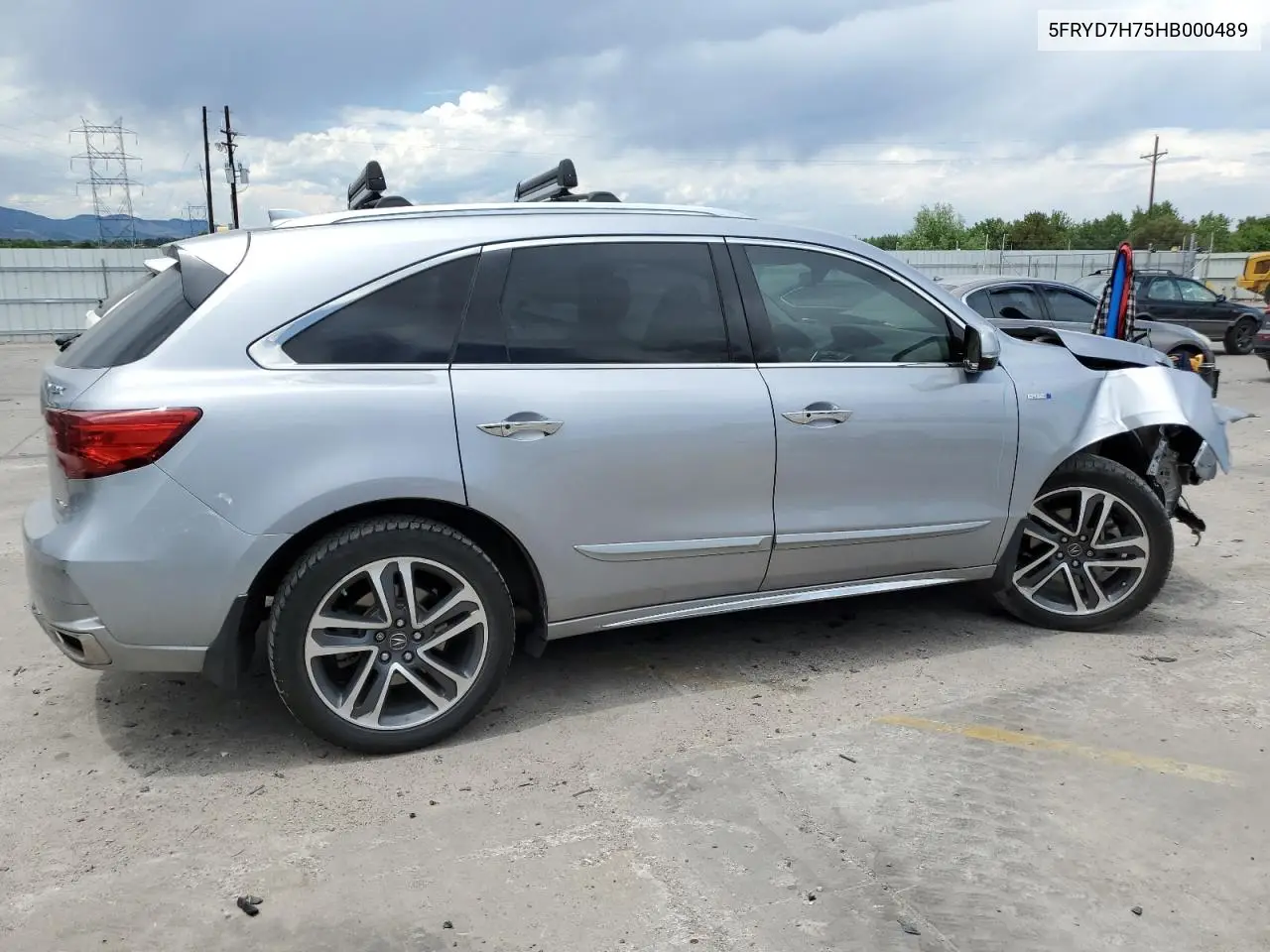 2017 Acura Mdx Sport Hybrid Advance VIN: 5FRYD7H75HB000489 Lot: 63104145