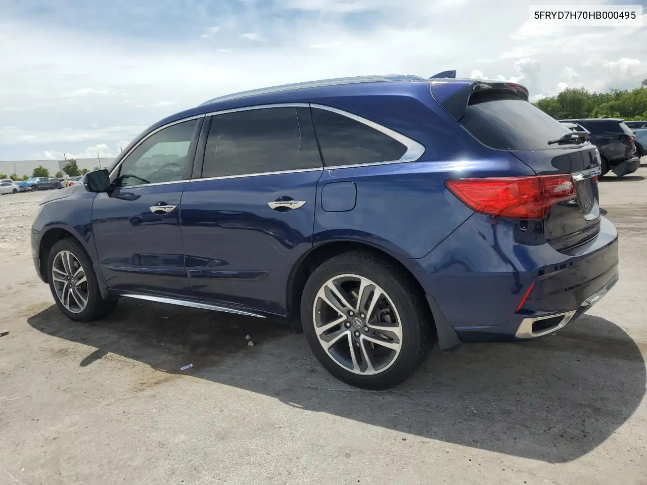 2017 Acura Mdx Sport Hybrid Advance VIN: 5FRYD7H70HB000495 Lot: 63302305