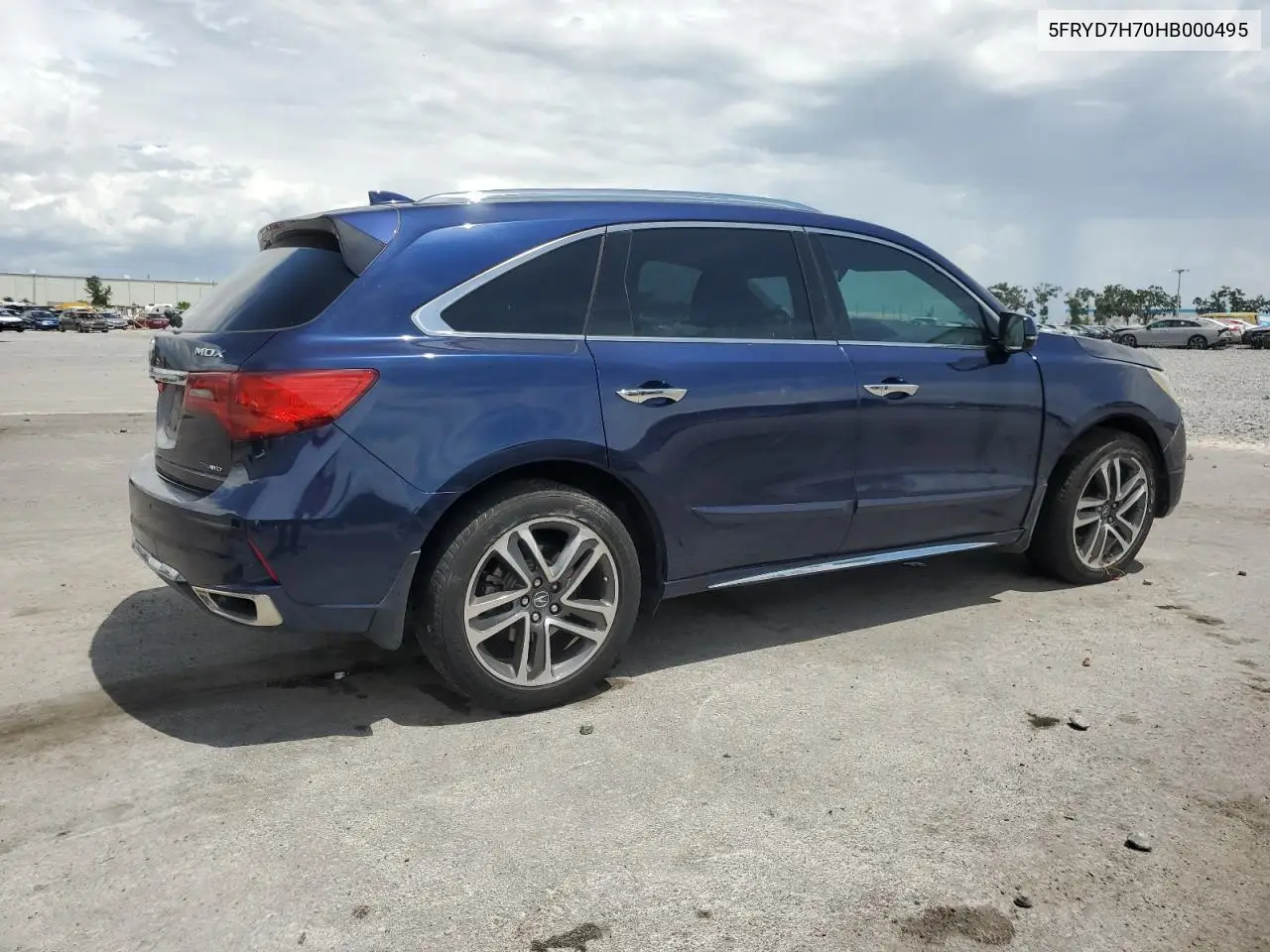 2017 Acura Mdx Sport Hybrid Advance VIN: 5FRYD7H70HB000495 Lot: 63302305