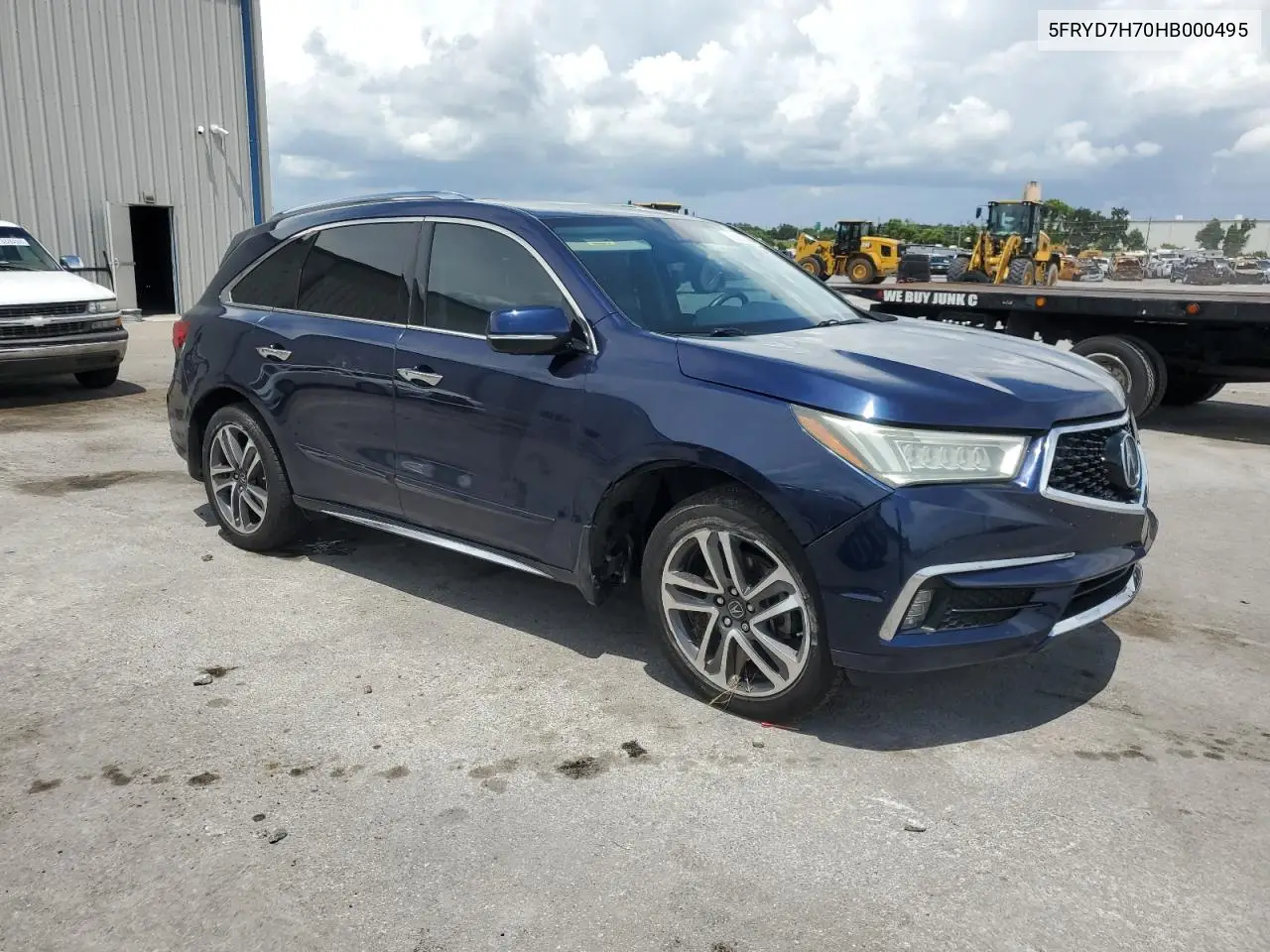2017 Acura Mdx Sport Hybrid Advance VIN: 5FRYD7H70HB000495 Lot: 63302305