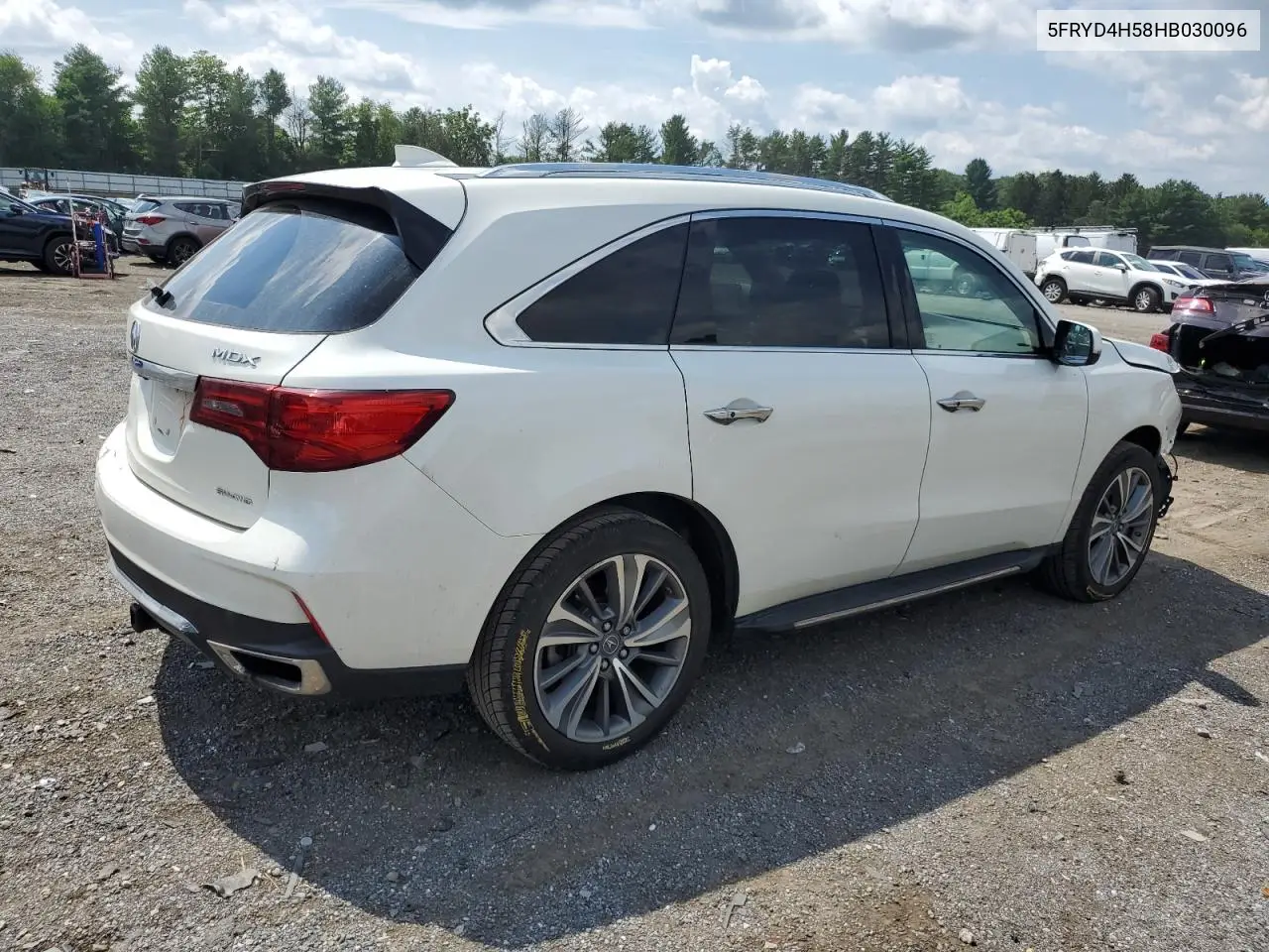 2017 Acura Mdx Technology VIN: 5FRYD4H58HB030096 Lot: 63323835