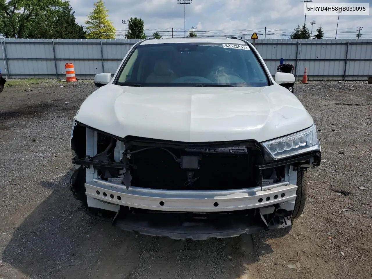 2017 Acura Mdx Technology VIN: 5FRYD4H58HB030096 Lot: 63323835