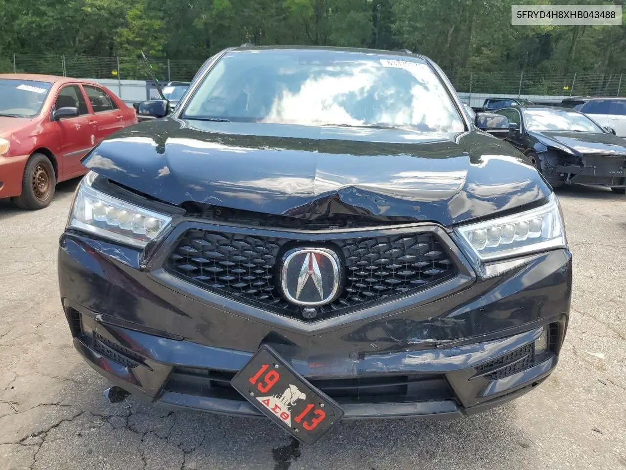 2017 Acura Mdx Advance VIN: 5FRYD4H8XHB043488 Lot: 63339075