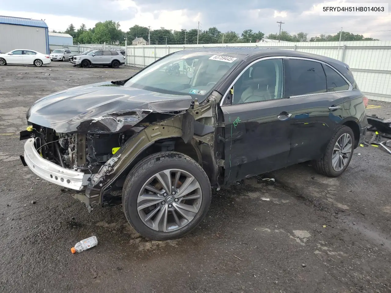 2017 Acura Mdx Technology VIN: 5FRYD4H51HB014063 Lot: 63759445