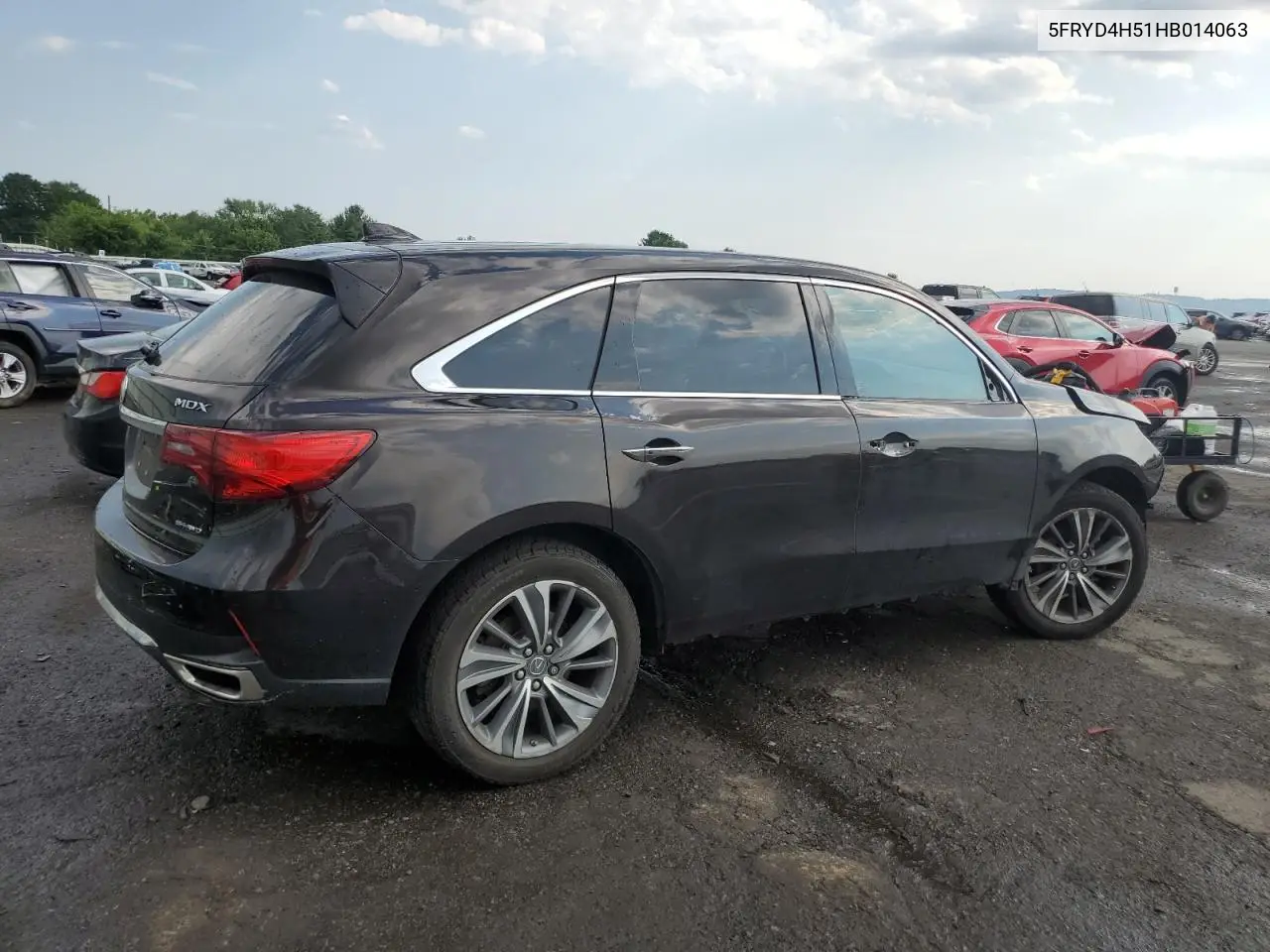 2017 Acura Mdx Technology VIN: 5FRYD4H51HB014063 Lot: 63759445