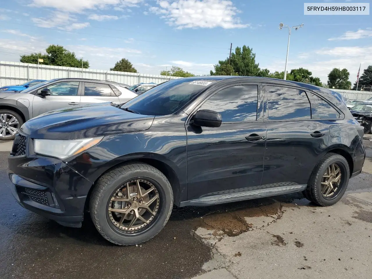 2017 Acura Mdx Technology VIN: 5FRYD4H59HB003117 Lot: 66146655