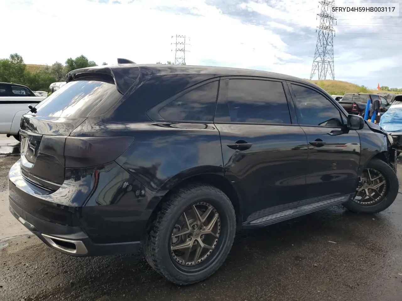 2017 Acura Mdx Technology VIN: 5FRYD4H59HB003117 Lot: 66146655