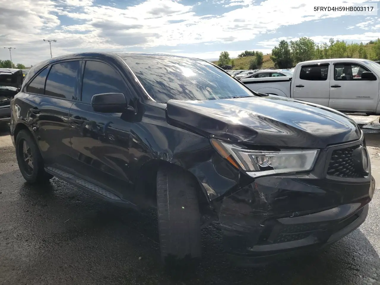 2017 Acura Mdx Technology VIN: 5FRYD4H59HB003117 Lot: 66146655