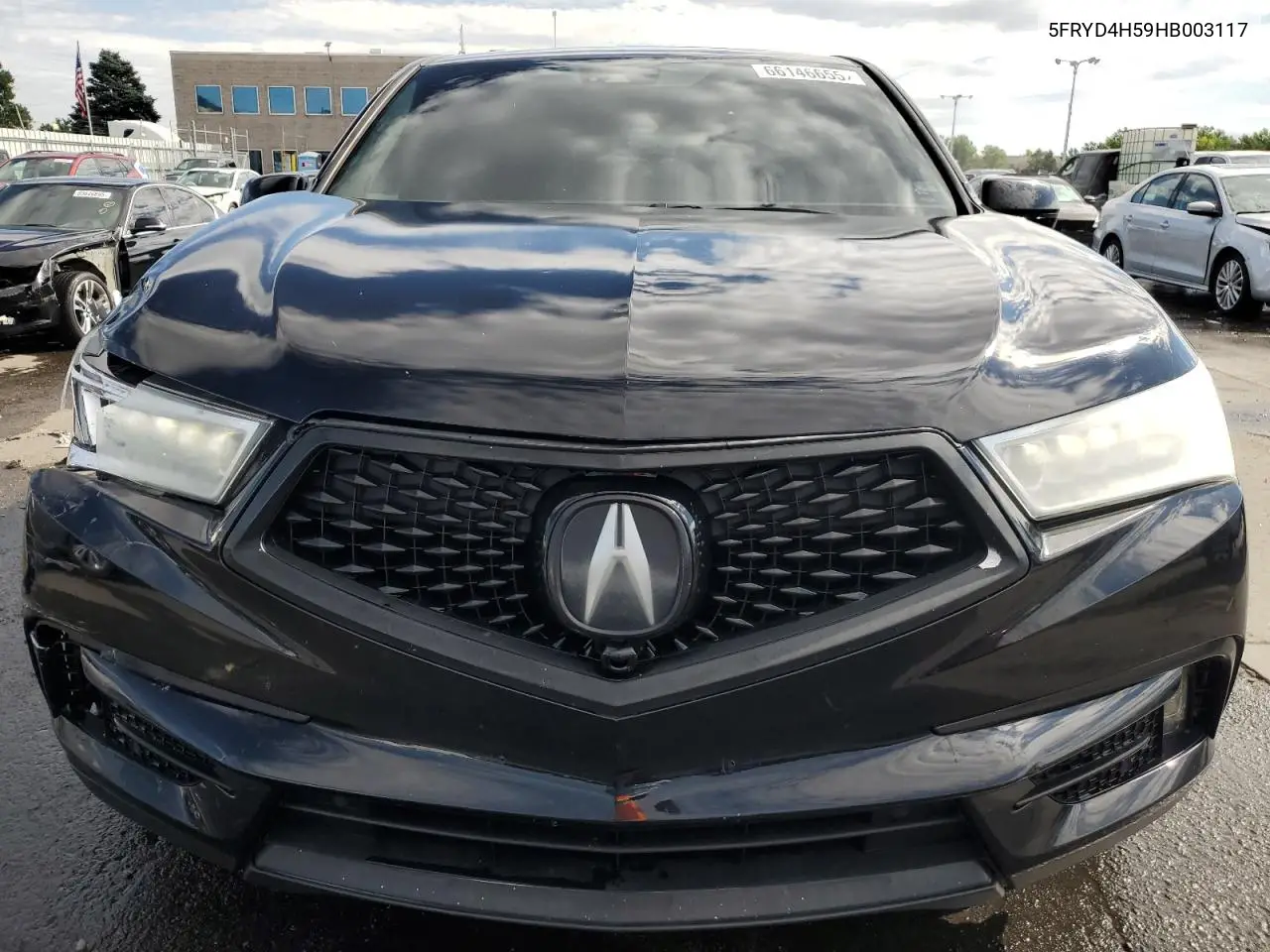 2017 Acura Mdx Technology VIN: 5FRYD4H59HB003117 Lot: 66146655