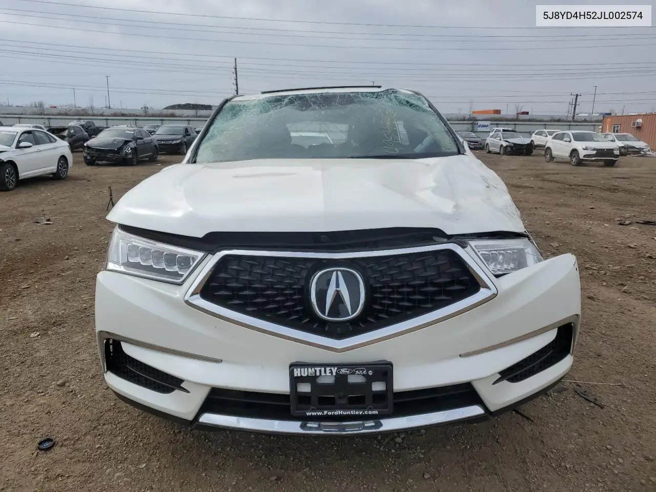 2018 Acura Mdx Technology VIN: 5J8YD4H52JL002574 Lot: 49547215