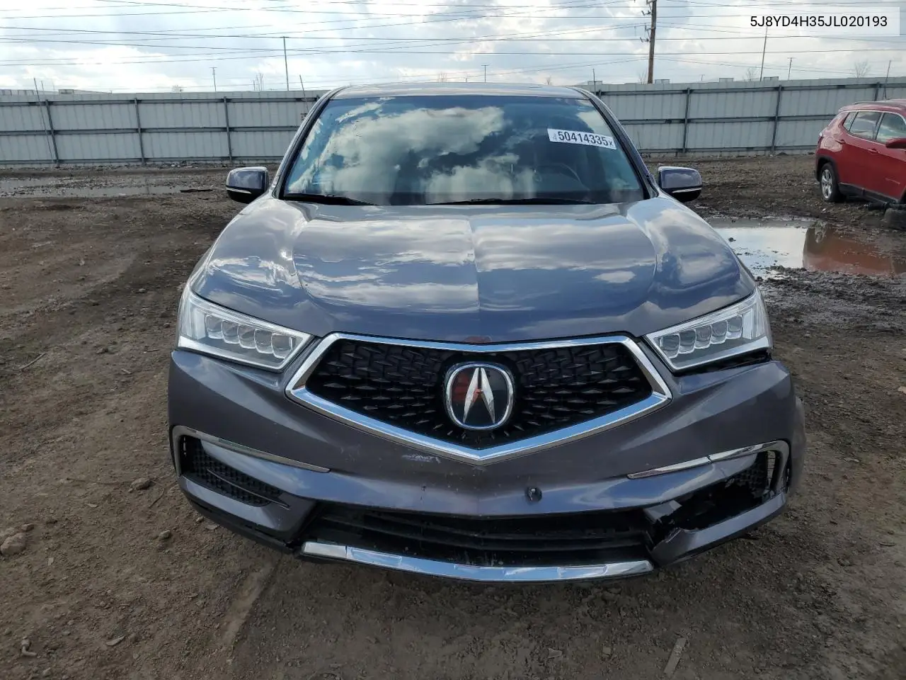 2018 Acura Mdx VIN: 5J8YD4H35JL020193 Lot: 50414335