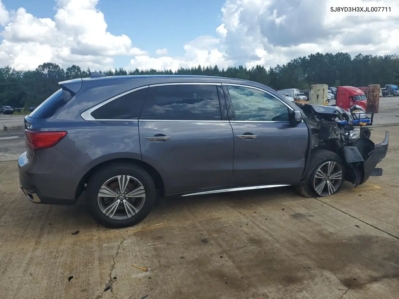 2018 Acura Mdx VIN: 5J8YD3H3XJL007711 Lot: 56378705