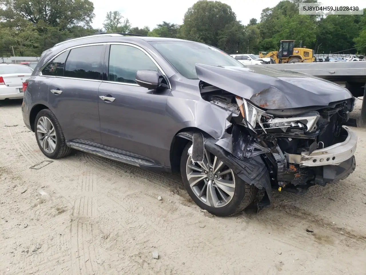 2018 Acura Mdx Technology VIN: 5J8YD4H59JL028430 Lot: 56413825