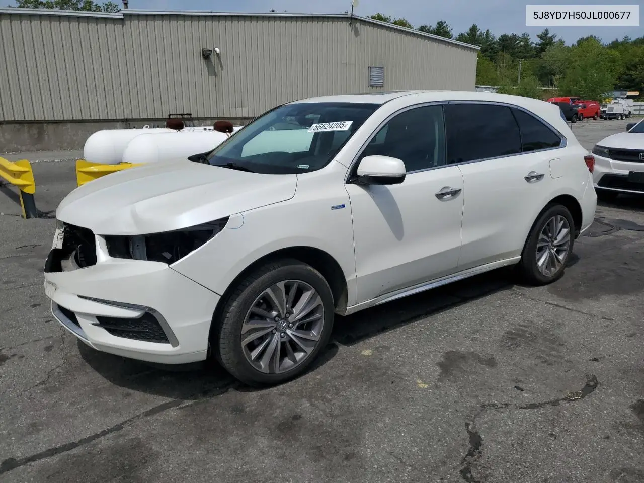 2018 Acura Mdx Sport Hybrid Technology VIN: 5J8YD7H50JL000677 Lot: 56624205