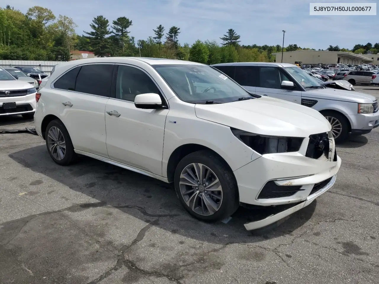 2018 Acura Mdx Sport Hybrid Technology VIN: 5J8YD7H50JL000677 Lot: 56624205