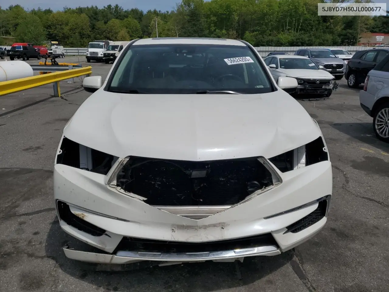 2018 Acura Mdx Sport Hybrid Technology VIN: 5J8YD7H50JL000677 Lot: 56624205
