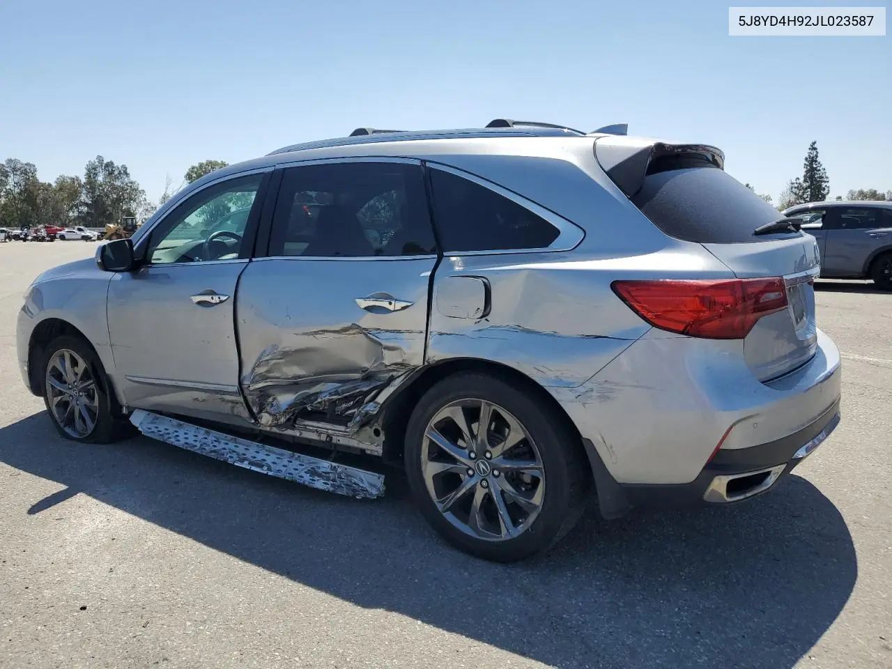 2018 Acura Mdx Advance VIN: 5J8YD4H92JL023587 Lot: 57086465