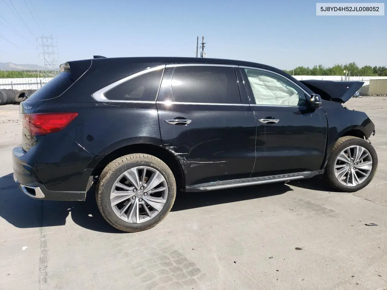 2018 Acura Mdx Technology VIN: 5J8YD4H52JL008052 Lot: 57111075