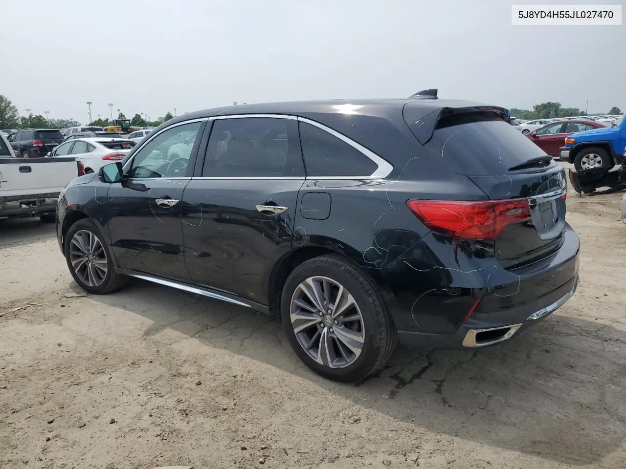 2018 Acura Mdx Technology VIN: 5J8YD4H55JL027470 Lot: 60473355