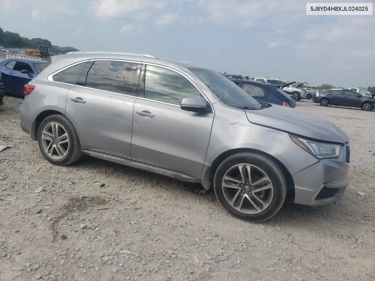 2018 Acura Mdx Advance VIN: 5J8YD4H8XJL024025 Lot: 60965335