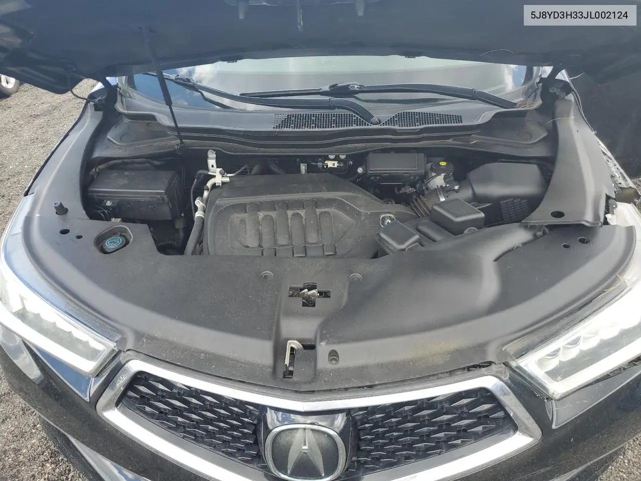 2018 Acura Mdx VIN: 5J8YD3H33JL002124 Lot: 61518485