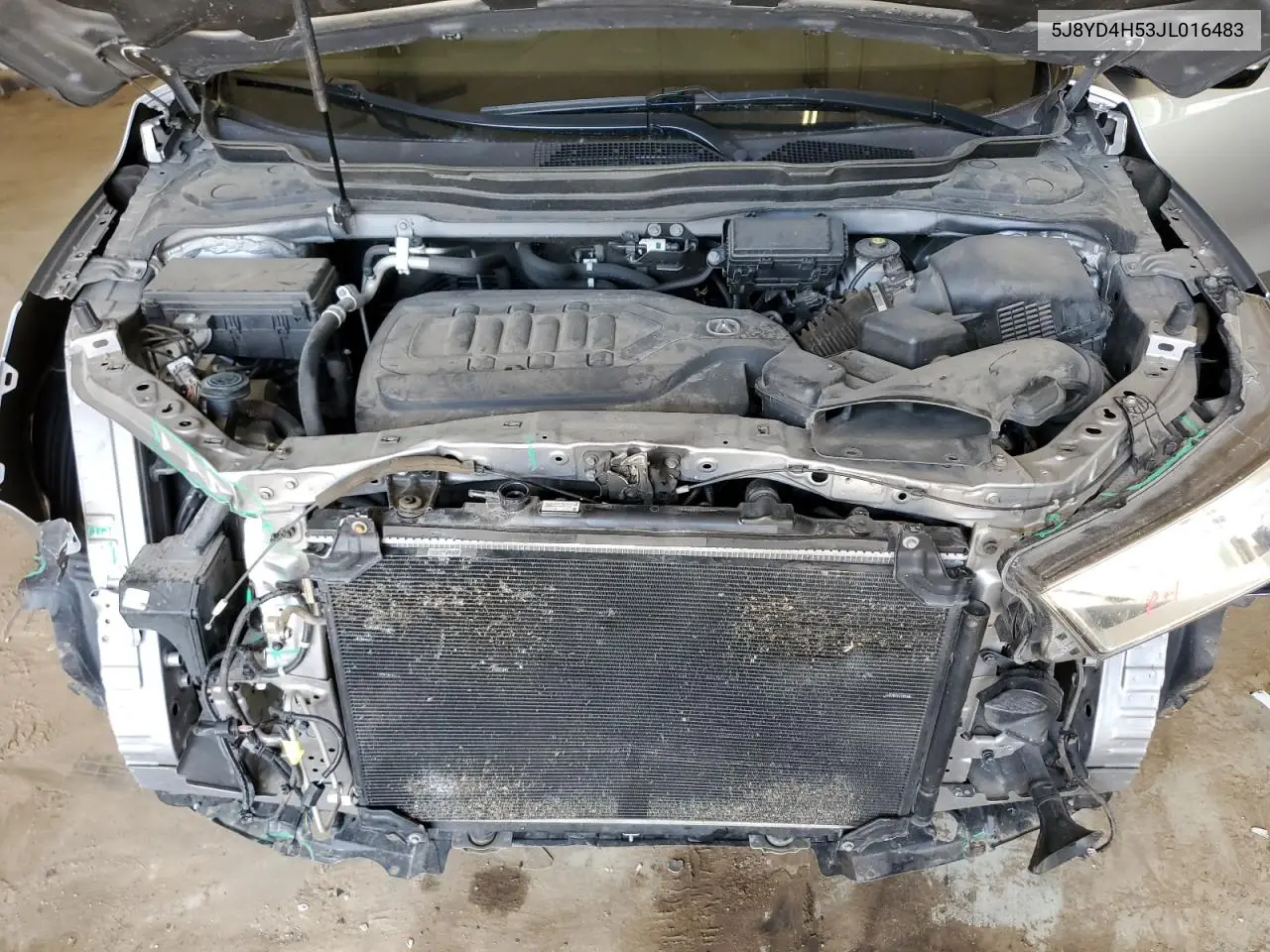 2018 Acura Mdx Technology VIN: 5J8YD4H53JL016483 Lot: 61876595