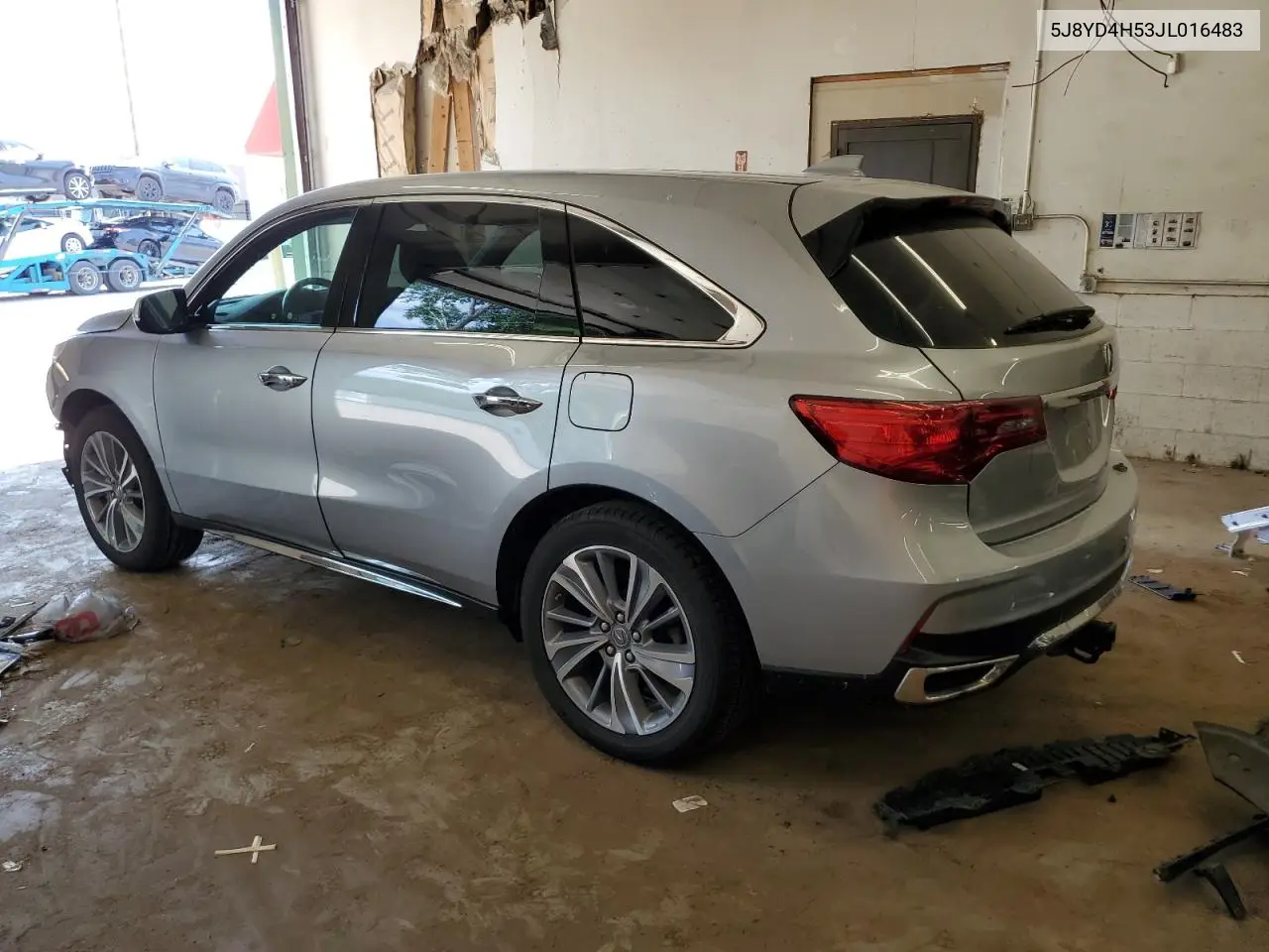 2018 Acura Mdx Technology VIN: 5J8YD4H53JL016483 Lot: 61876595