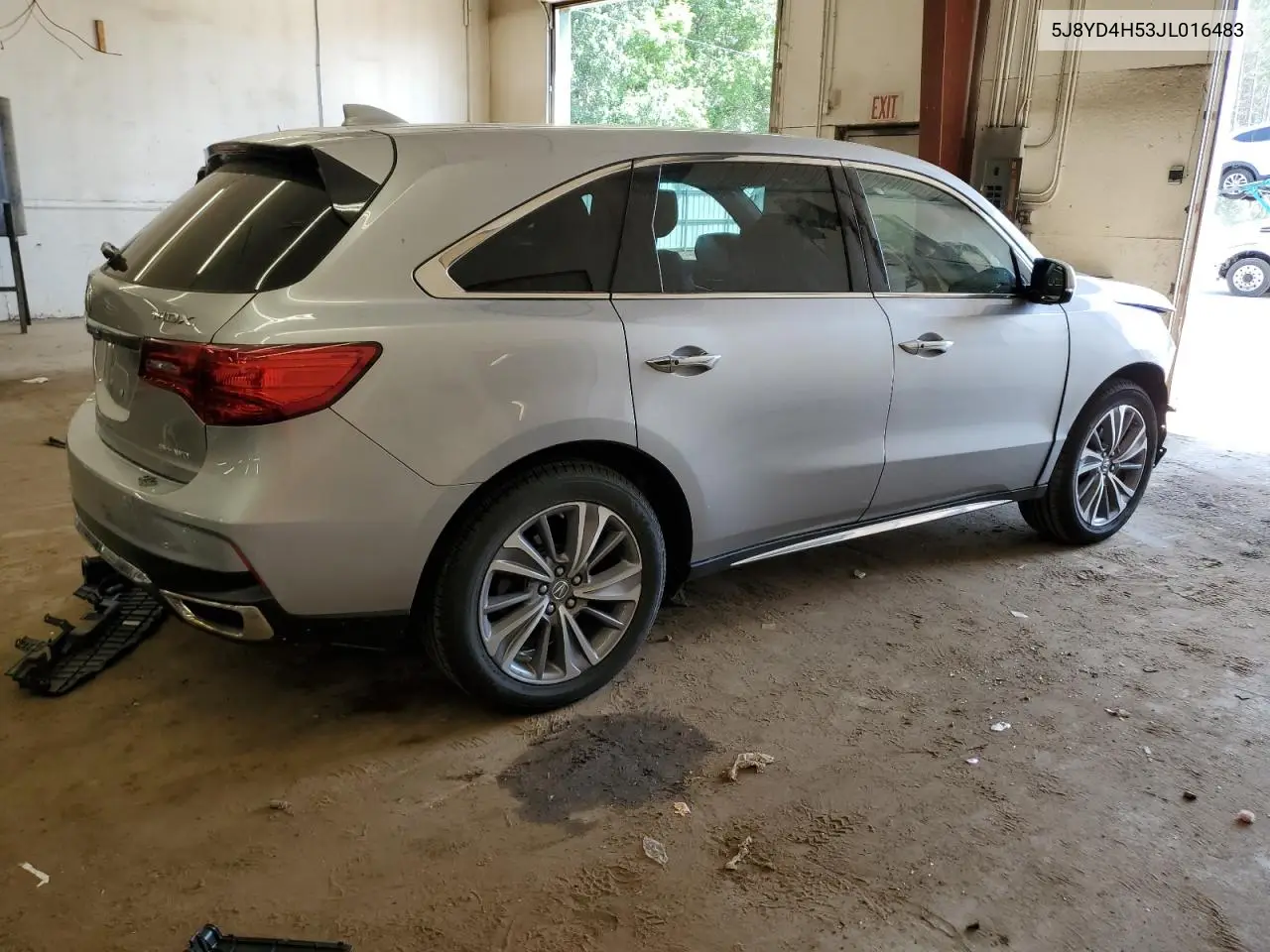 2018 Acura Mdx Technology VIN: 5J8YD4H53JL016483 Lot: 61876595