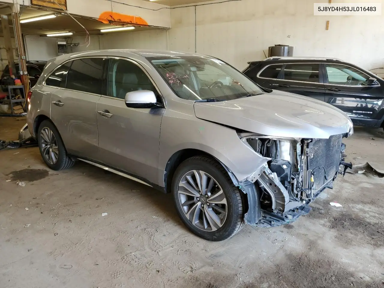 2018 Acura Mdx Technology VIN: 5J8YD4H53JL016483 Lot: 61876595