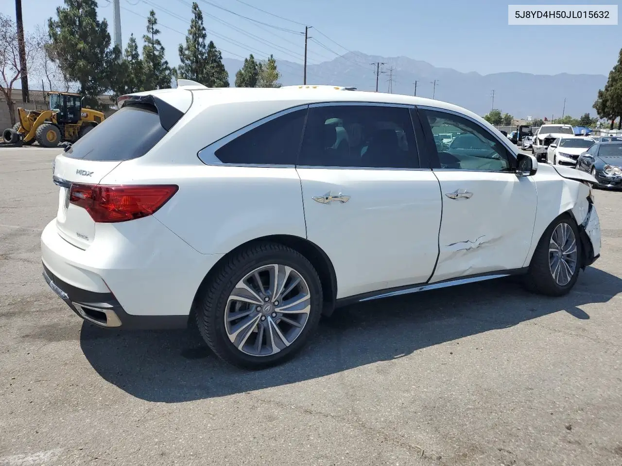 2018 Acura Mdx Technology VIN: 5J8YD4H50JL015632 Lot: 62608615