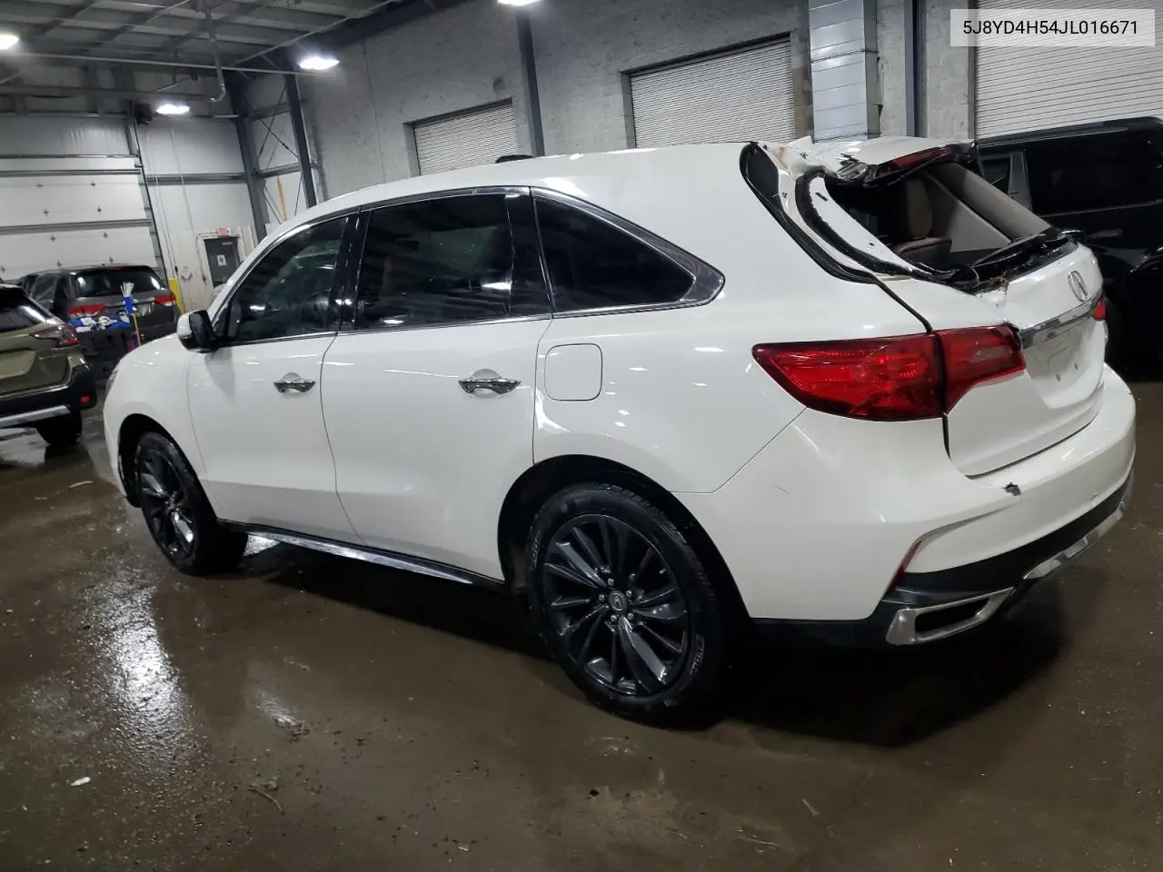 2018 Acura Mdx Technology VIN: 5J8YD4H54JL016671 Lot: 62635375