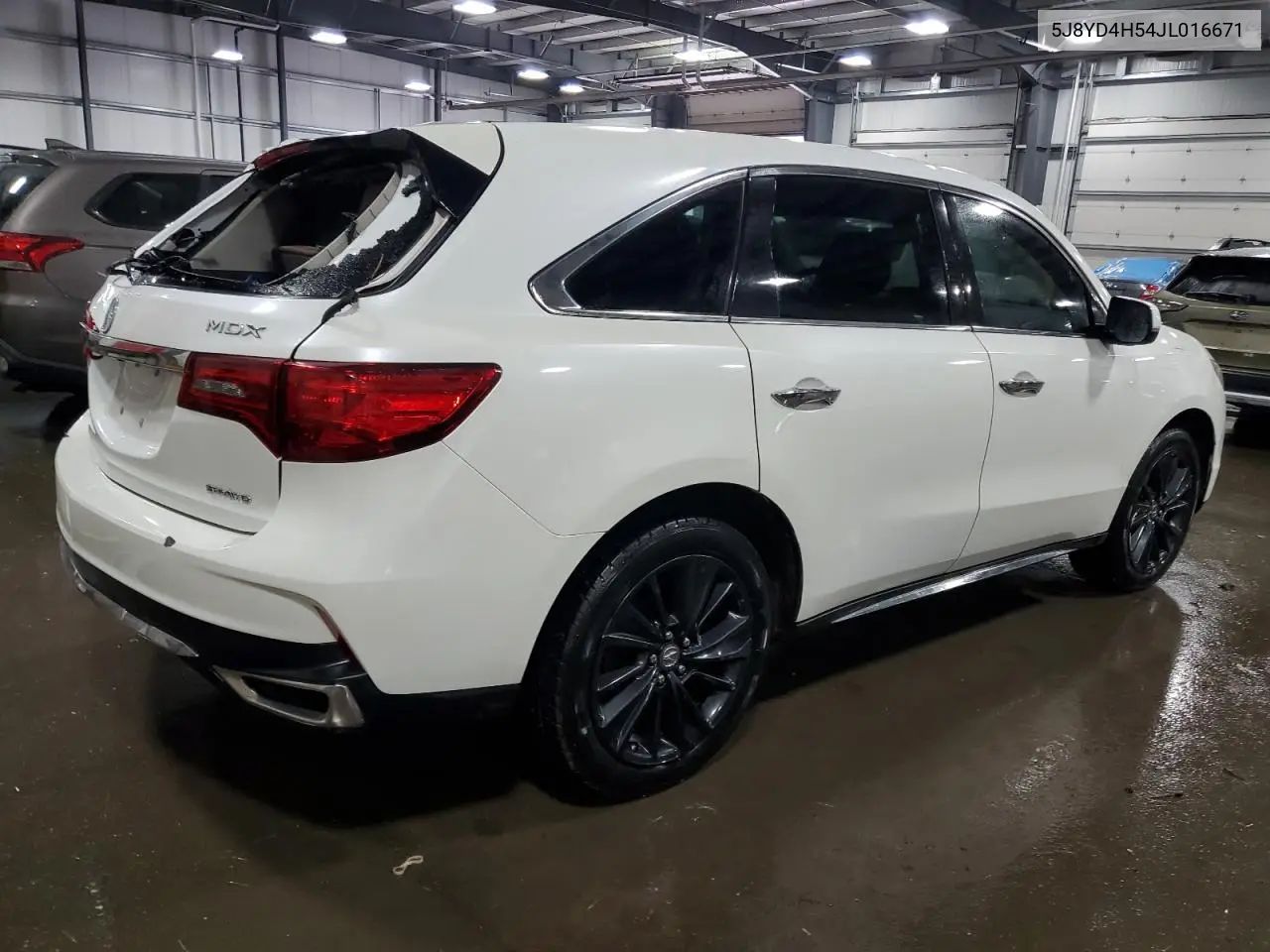 2018 Acura Mdx Technology VIN: 5J8YD4H54JL016671 Lot: 62635375
