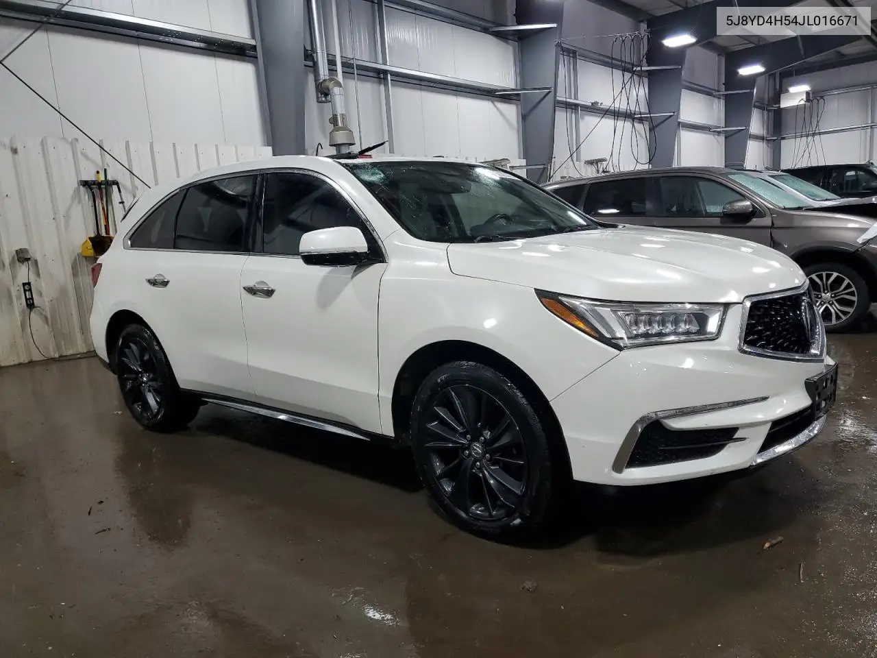 2018 Acura Mdx Technology VIN: 5J8YD4H54JL016671 Lot: 62635375