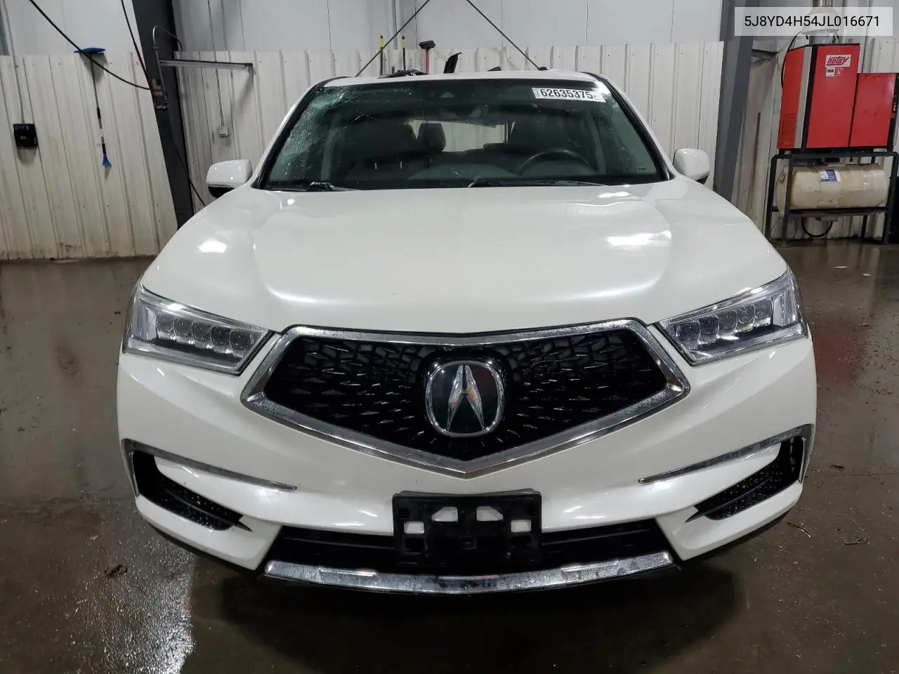 2018 Acura Mdx Technology VIN: 5J8YD4H54JL016671 Lot: 62635375