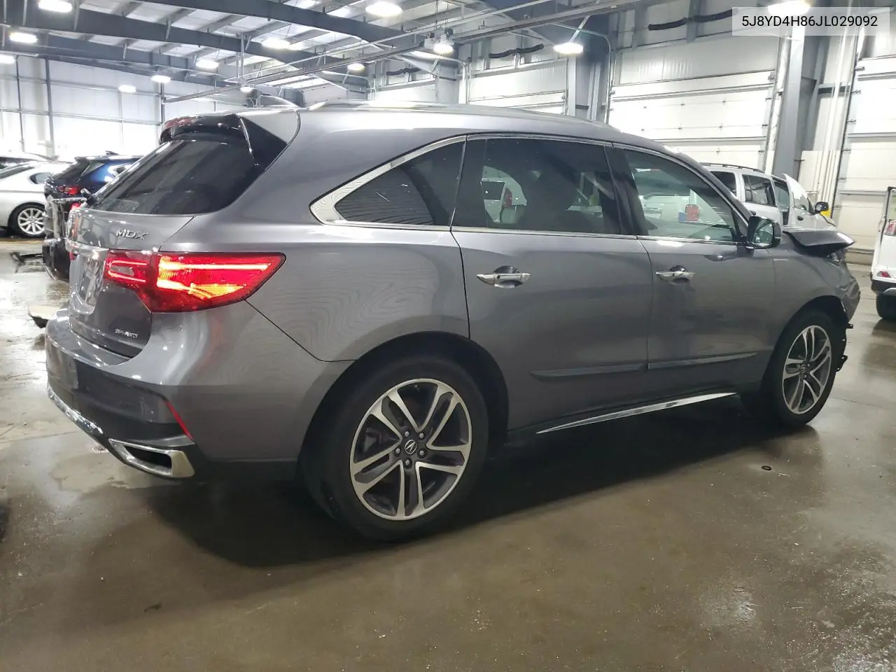 2018 Acura Mdx Advance VIN: 5J8YD4H86JL029092 Lot: 62950865