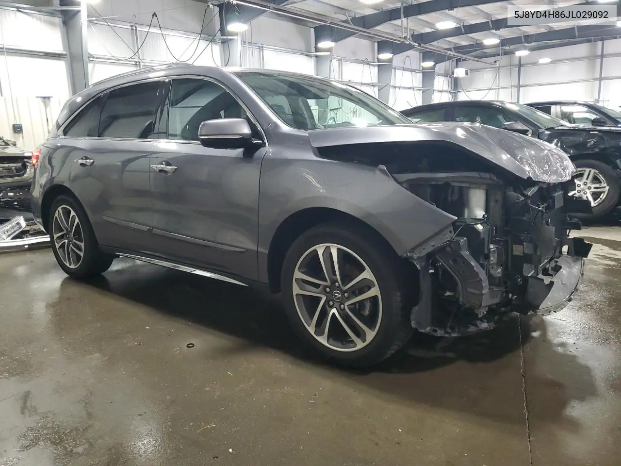 2018 Acura Mdx Advance VIN: 5J8YD4H86JL029092 Lot: 62950865
