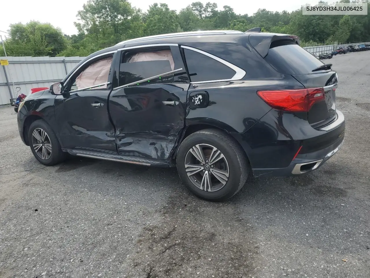 2018 Acura Mdx VIN: 5J8YD3H34JL006425 Lot: 63080515