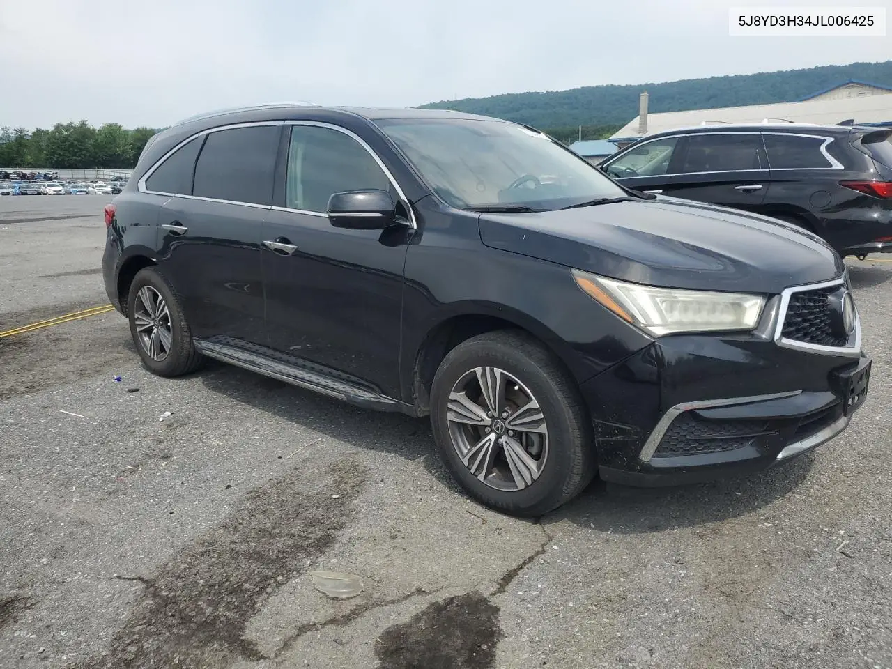 2018 Acura Mdx VIN: 5J8YD3H34JL006425 Lot: 63080515