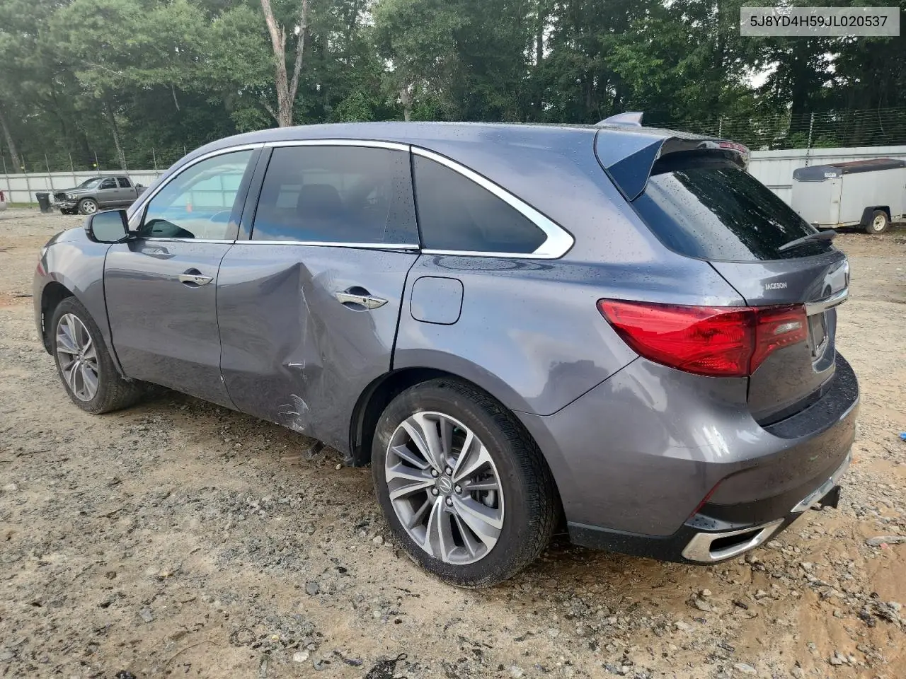 2018 Acura Mdx Technology VIN: 5J8YD4H59JL020537 Lot: 63405065