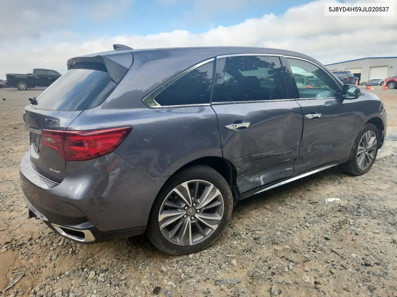 2018 Acura Mdx Technology VIN: 5J8YD4H59JL020537 Lot: 63405065