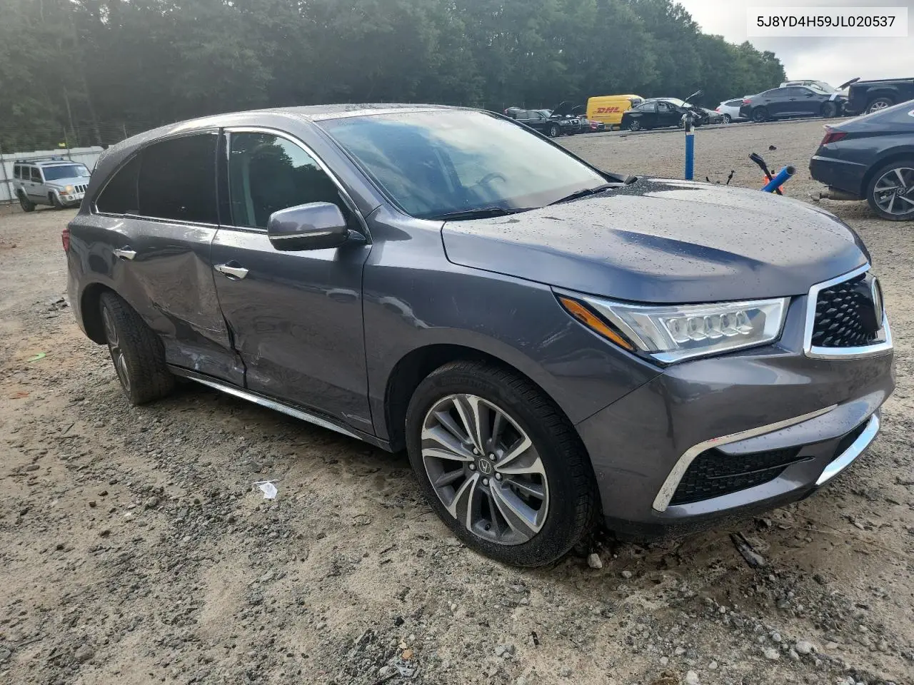2018 Acura Mdx Technology VIN: 5J8YD4H59JL020537 Lot: 63405065