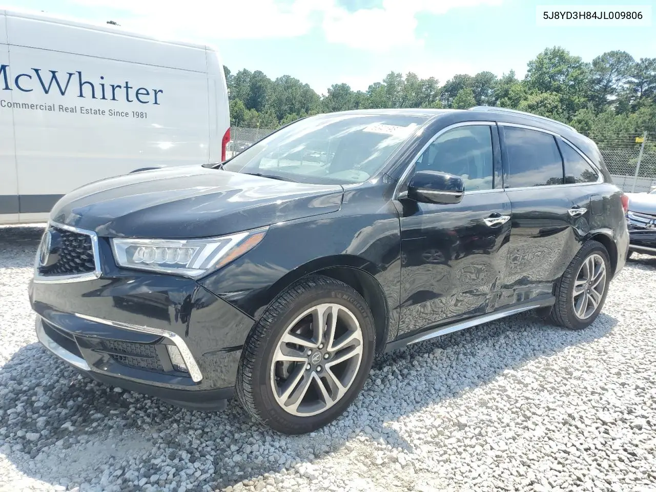 2018 Acura Mdx Advance VIN: 5J8YD3H84JL009806 Lot: 63419875