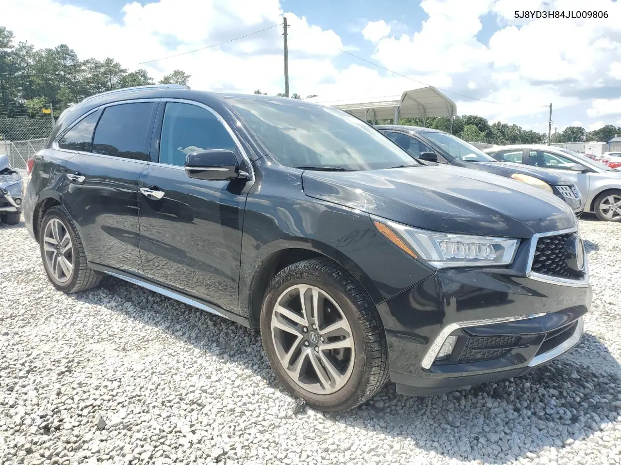2018 Acura Mdx Advance VIN: 5J8YD3H84JL009806 Lot: 63419875