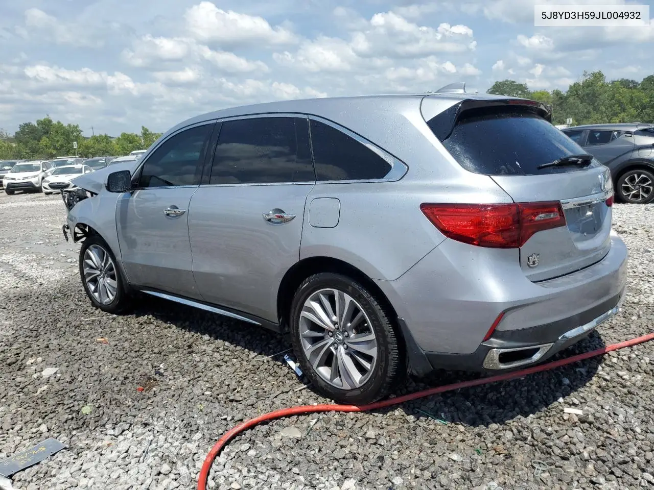 2018 Acura Mdx Technology VIN: 5J8YD3H59JL004932 Lot: 66135815