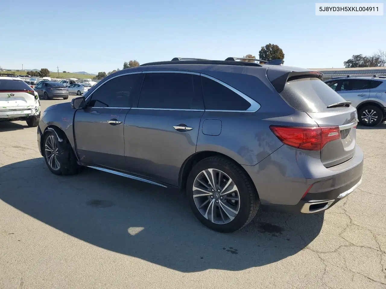 2019 Acura Mdx Technology VIN: 5J8YD3H5XKL004911 Lot: 49856385