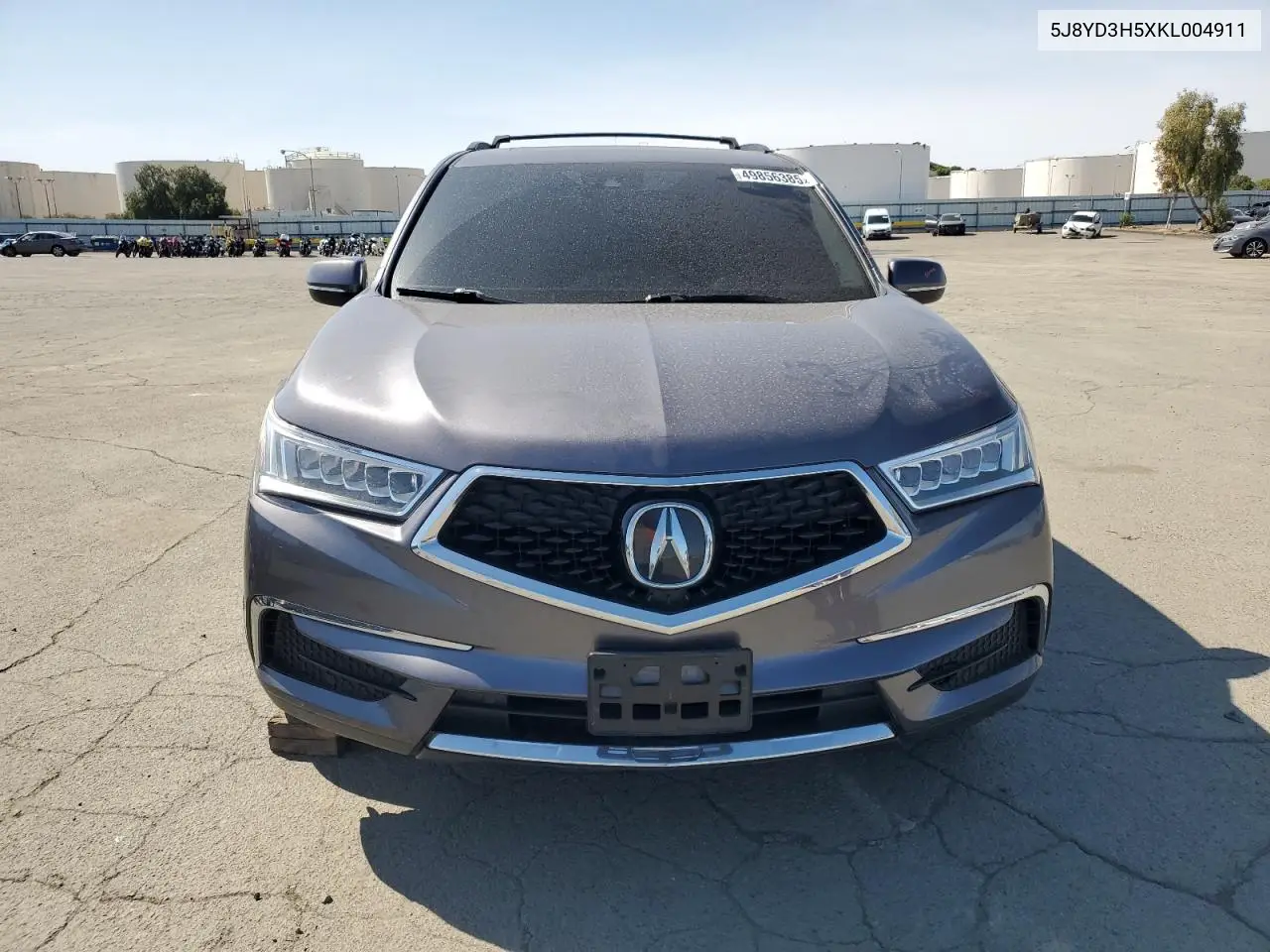 2019 Acura Mdx Technology VIN: 5J8YD3H5XKL004911 Lot: 49856385